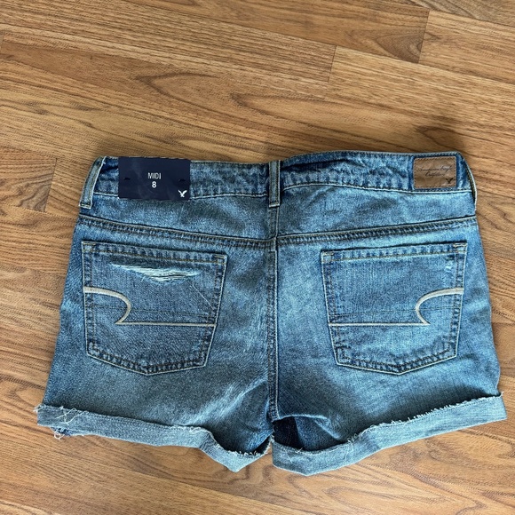 American Eagle Outfitters Blue Jean Shorts - Picture 2 of 2